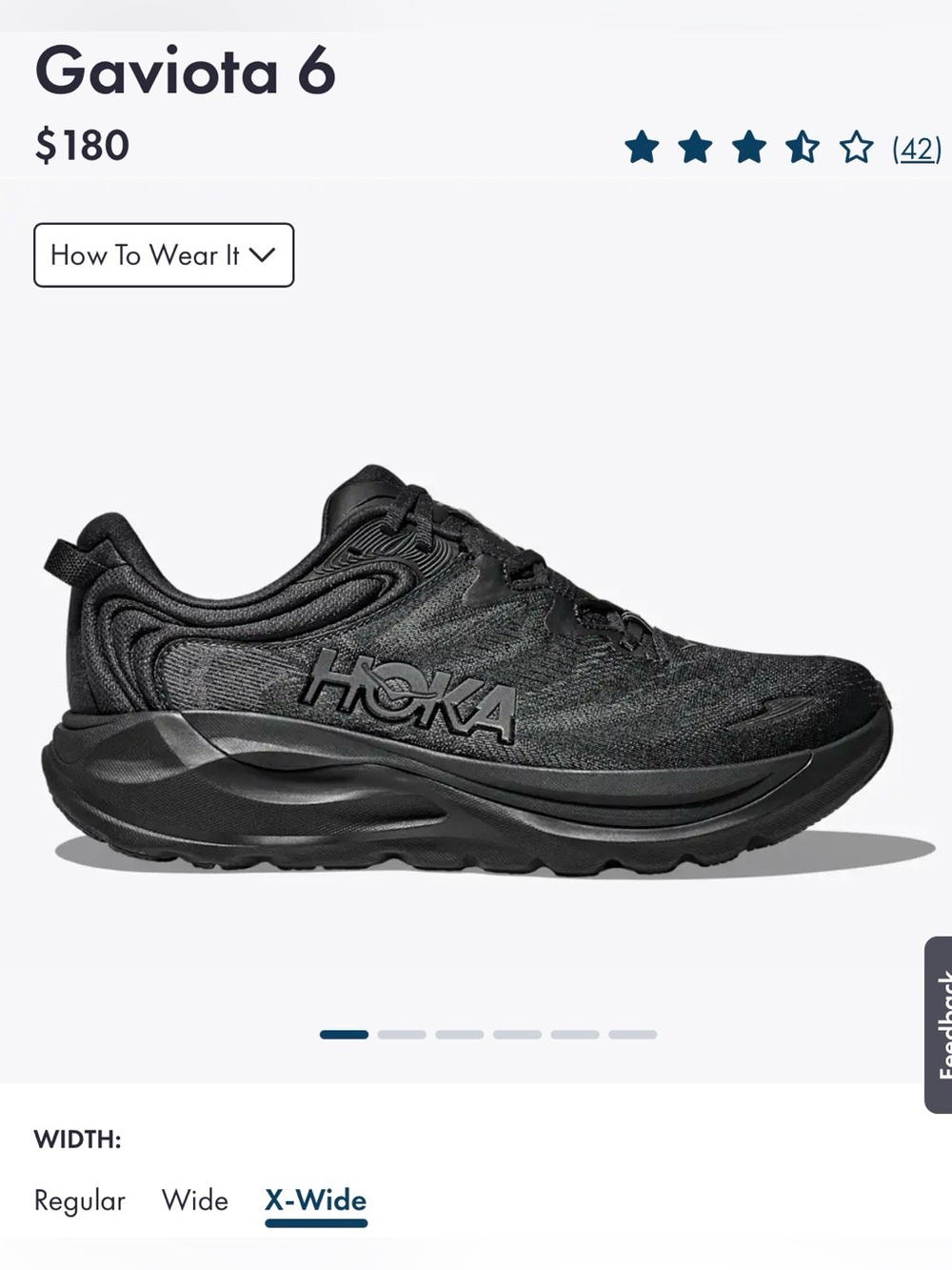 Hoka Gaviota 6 XWide